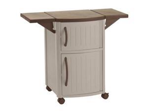 Suncast DCP2000 Portable Outdoor Patio Prep Serving Station Table and Cabinet Suncast DCP2000 Portable Outdoor Patio Prep Serving Station Table and Cabinet