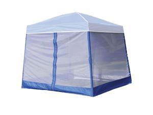 Z-Shade 10' Horizon Angled Leg Screen Shelter Attachment, Blue (Attachment Only)