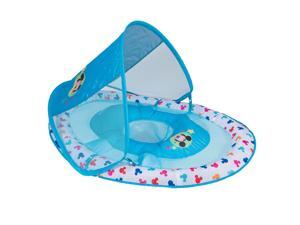 SwimWays Inflatable Infant Baby Swimming Pool Float w/ Canopy, Mickey Mouse SwimWays Inflatable Infant Baby Swimming Pool Float w/ Canopy, Mickey Mouse