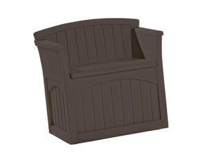 Suncast 31 Gallon Patio Seat Outdoor Storage and Bench Chair, Java | PB2600J Suncast 31 Gallon Patio Seat Outdoor Storage and Bench Chair, Java | PB2600J