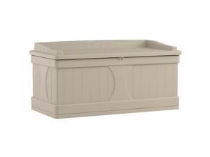 Suncast 99 Gallon Deck Box and Bench with Seating Capacity for 2 | DB9500 Suncast 99 Gallon Deck Box and Bench with Seating Capacity for 2 | DB9500