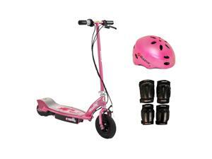 Razor E100 Electric Kids Girls Scooter (Sweet Pea) w/ Helmet, Elbow & Knee Pads Razor E100 Electric Kids Girls Scooter (Sweet Pea) w/ Helmet, Elbow & Knee Pads