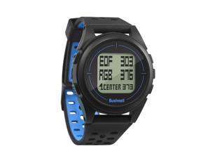 Bushnell Golf Wireless Rechargeable GPS Rangefinder Watch, Black/Blue
