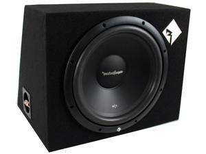 Rockford Fosgate R1-1X12 12" 400 Watt Loaded Car Subwoofer Sub Enclosure Rockford Fosgate R1-1X12 12" 400 Watt Loaded Car Subwoofer Sub Enclosure