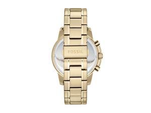Fossil Men's Dean FS4867 Gold Stainless-Steel Quartz Watch with Gold Dial
