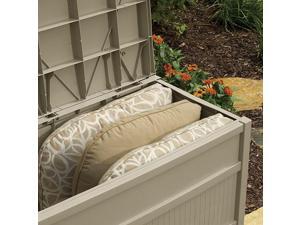 Suncast 50 Gallon Stay Dry Resin Outdoor Deck Storage Box w/ Seat,Taupe (2 Pack) Suncast 50 Gallon Stay Dry Resin Outdoor Deck Storage Box w/ Seat,Taupe (2 Pack)