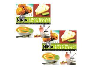 Ninja Blender Cookbook Breakthrough Blending 150 Recipe Cook Book (2 Pack)