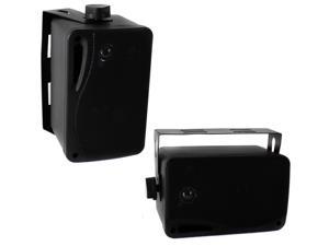 White Pyle Plmr24 3.5" 200-watt 3-way Weather-proof Mini Box Speaker System