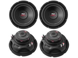 4) PYLE PLPW12D 12" 6400W 4 Ohm Black DVC Car Stereo Power Audio Subwoofers 4) PYLE PLPW12D 12" 6400W 4 Ohm Black DVC Car Stereo Power Audio Subwoofers