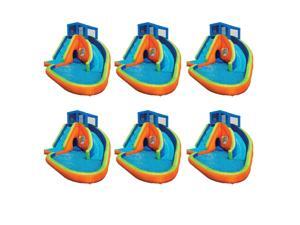 Banzai Sidewinder Falls Inflatable Kiddie Pool with Slides & Cannons (6 Pack) Banzai Sidewinder Falls Inflatable Kiddie Pool with Slides & Cannons (6 Pack)