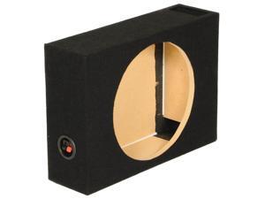 QPower SHALLOW110 Single 10 Inch Vented Shallow Subwoofer Sub Box Enclosure