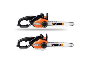 Worx 16-Inch Bar Powerful 14.5 Amp Lightweight Corded Electric Chainsaw (2 Pack) Worx 16-Inch Bar Powerful 14.5 Amp Lightweight Corded Electric Chainsaw (2 Pack)