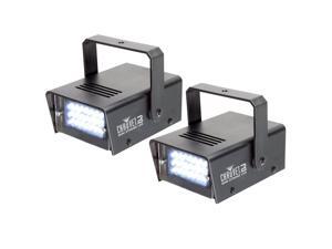 Chauvet LED Mini Strobe Manual Adjust LEDs DJ Club Light Effects (Pair) | CH-730 Chauvet LED Mini Strobe Manual Adjust LEDs DJ Club Light Effects (Pair) | CH-730