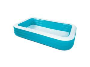 Summer Waves 10ft x 6ft x 22in Deluxe Inflatable Backyard Kiddie Splash Pool Summer Waves 10ft x 6ft x 22in Deluxe Inflatable Backyard Kiddie Splash Pool
