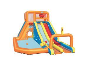 Bestway H2OGO! Tsunami Waves Summit Mega Inflatable Water Park with Water Slides Bestway H2OGO! Tsunami Waves Summit Mega Inflatable Water Park with Water Slides