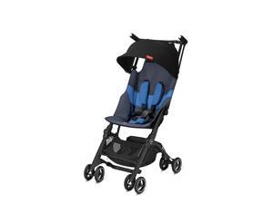 GB Gold Pockit Plus Lightweight Folding All Terrain Infant Stroller, Night Blue