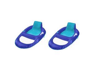 SwimWays Spring Float Recliner XL Floating Swimming Pool Lounge Chair (2 Pack) SwimWays Spring Float Recliner XL Floating Swimming Pool Lounge Chair (2 Pack)