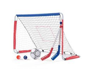 Step2 Kid Child Outdoor Kickback Soccer Hockey Training Goal and Pitchback Net Step2 Kid Child Outdoor Kickback Soccer Hockey Training Goal and Pitchback Net