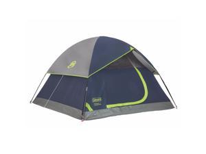 Coleman Sundome 4 Person Hiking Tent w/ Rainfly Awning, 9' x 7' |