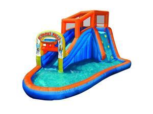Banzai Plummet Falls Adventure Kids Inflatable Outdoor Water Park Pool Slide Banzai Plummet Falls Adventure Kids Inflatable Outdoor Water Park Pool Slide