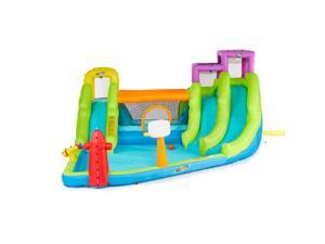 RipTide Triple Fun Inflatable PVC Water Park with 3 Slides & Obstacle Course RipTide Triple Fun Inflatable PVC Water Park with 3 Slides & Obstacle Course