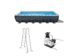 Intex 26367EH 24' x 12' x 52" Rectangular Ultra XTR Frame Swimming Pool w/ Pump Intex 26367EH 24' x 12' x 52" Rectangular Ultra XTR Frame Swimming Pool w/ Pump