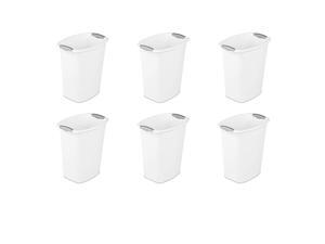 Sterilite 3 Gallon/11.4 Liter Wastebasket with Titanium Inserts, White (6 Pack) Sterilite 3 Gallon/11.4 Liter Wastebasket with Titanium Inserts, White (6 Pack)