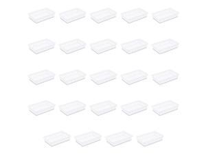 Sterilite Small Convenient Home Storage Basket Organizing Tray, White (24 Pack) Sterilite Small Convenient Home Storage Basket Organizing Tray, White (24 Pack)