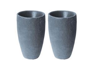 Algreen 87301 Athena 20.5 x 12.6 Self Watering Planter, Charcoalstone (2 Pack) Algreen 87301 Athena 20.5 x 12.6 Self Watering Planter, Charcoalstone (2 Pack)