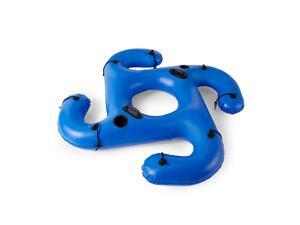 6 Pack Assorted Colors Bestway Hurricane ConnectZ Inflatable Pool Tube Float