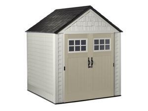 Rubbermaid 2035896 7 x 7 Feet Big Max Storage Shed with Utility and Handle Hook Rubbermaid 2035896 7 x 7 Feet Big Max Storage Shed with Utility and Handle Hook