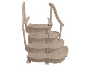 Confer CCX-ADD 3 Step Above Ground Swimming Pool Ladder Stair Add On Only, Beige Confer CCX-ADD 3 Step Above Ground Swimming Pool Ladder Stair Add On Only, Beige
