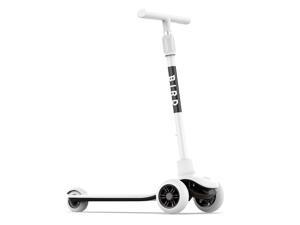 Bird Birdie Kick Scooter for Kids with Adjustable Height Handle, Dove White