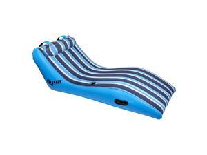 Aqua Ultra Cushioned Comfort Lounge Inflatable Swimming Pool Float with Pillow Aqua Ultra Cushioned Comfort Lounge Inflatable Swimming Pool Float with Pillow