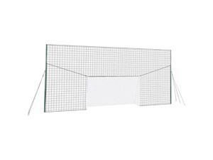 Open Goaaal JX-OGFS1 Soccer Practice Net Rebounder Backstop with Goal, Standard Open Goaaal JX-OGFS1 Soccer Practice Net Rebounder Backstop with Goal, Standard