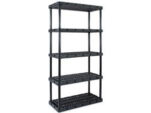 Gracious Living Knect A Shelf Heavy Duty Ventilated Storage 5 Tier Shelving Unit Gracious Living Knect A Shelf Heavy Duty Ventilated Storage 5 Tier Shelving Unit