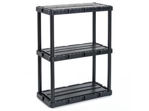 Gracious Living Knect A Shelf Light Duty Fixed Storage 3 Shelf Shelving Unit Gracious Living Knect A Shelf Light Duty Fixed Storage 3 Shelf Shelving Unit