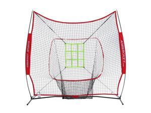 Rukket Sports 7x7 Sock It Baseball and Softball Practice Net with Strike Zone Rukket Sports 7x7 Sock It Baseball and Softball Practice Net with Strike Zone