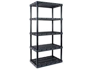 Gracious Living Knect A Shelf Heavy Duty Ventilated Storage 5 Tier Shelving Unit Gracious Living Knect A Shelf Heavy Duty Ventilated Storage 5 Tier Shelving Unit