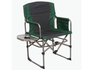 folding directors chair with side table