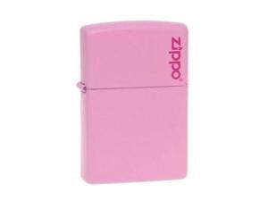 Zippo Pink Matte with Zippo Logo Lighter Zippo Pink Matte with Zippo Logo Lighter