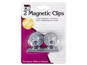 Charles Leonard Inc 80125 1-1/4in Magnetic Spring Clip 2 Count Charles Leonard Inc 80125 1-1/4in Magnetic Spring Clip 2 Count