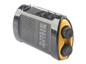 Emergency Crank Radio w/Flashlight, Yellow/Black, Sold as 1 Each Emergency Crank Radio w/Flashlight, Yellow/Black, Sold as 1 Each