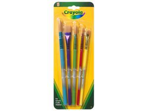 Crayola Llc 05-3506 5 Pack Assorted Colors Crayola Paint Brush Set Crayola Llc 05-3506 5 Pack Assorted Colors Crayola Paint Brush Set