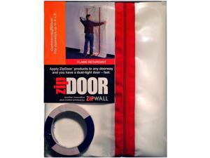 Dust Barrier Door,Clear,5 Ft x 8-1/2 Ft ZIPWALL ZDC Dust Barrier Door,Clear,5 Ft x 8-1/2 Ft ZIPWALL ZDC