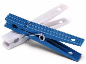 Whitmor Mfg. 6171-919 50 Count Blue and White Plastic Clothespins