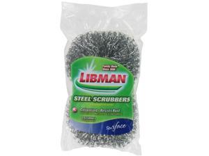 Libman Steel Scrubbers 2Ct 3241-0318 Libman Steel Scrubbers 2Ct 3241-0318