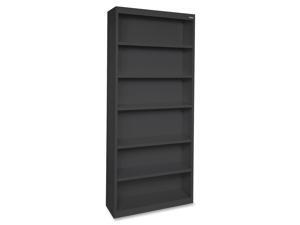 Lorell Steel Bookcase 6-Shelf 34-1/2"x12-5/8"x82" Black 41294 Lorell Steel Bookcase 6-Shelf 34-1/2"x12-5/8"x82" Black 41294