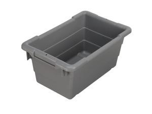 AKRO-MILS 34301 Gray Cross Stacking Container 17 1/4 in x 11 in x 8 in H, 1 PK AKRO-MILS 34301 Gray Cross Stacking Container 17 1/4 in x 11 in x 8 in H, 1 PK