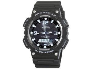 Men's Casio Black Resin Band Tough Solar Watch AQS810W-1AV